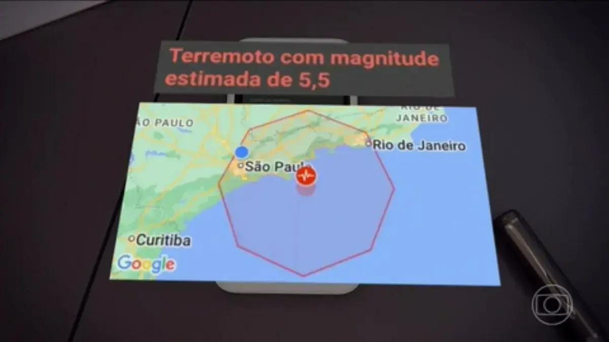 Alerta de terremoto do Google