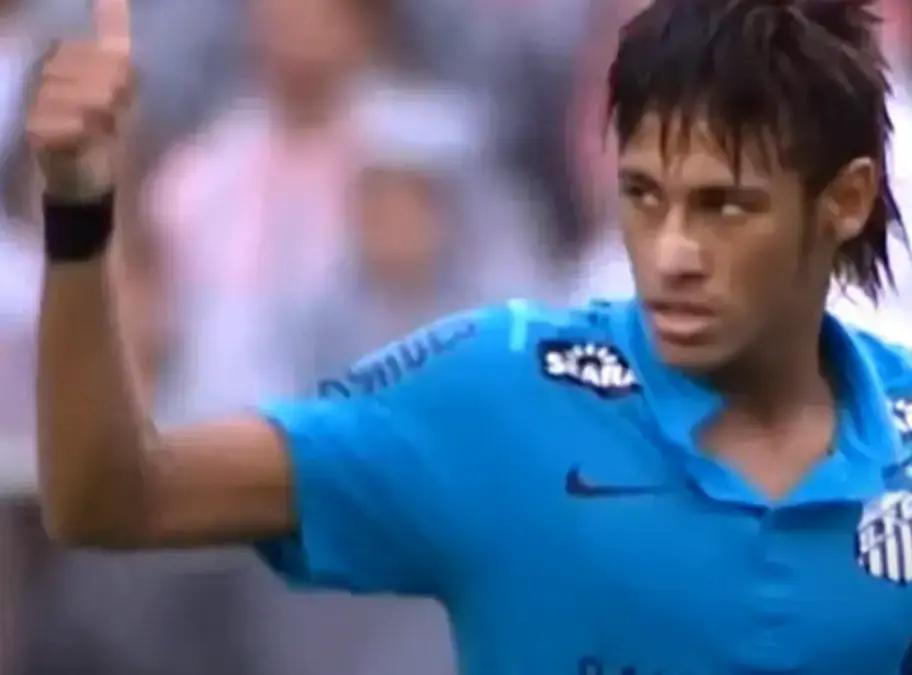 Camisa azul do Santos