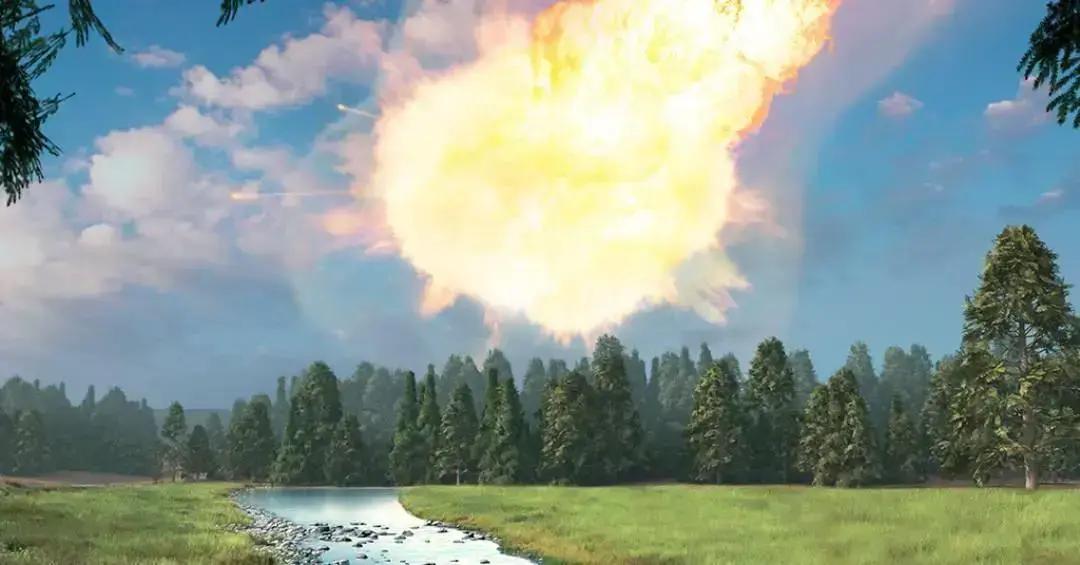 Explosão de meteoro