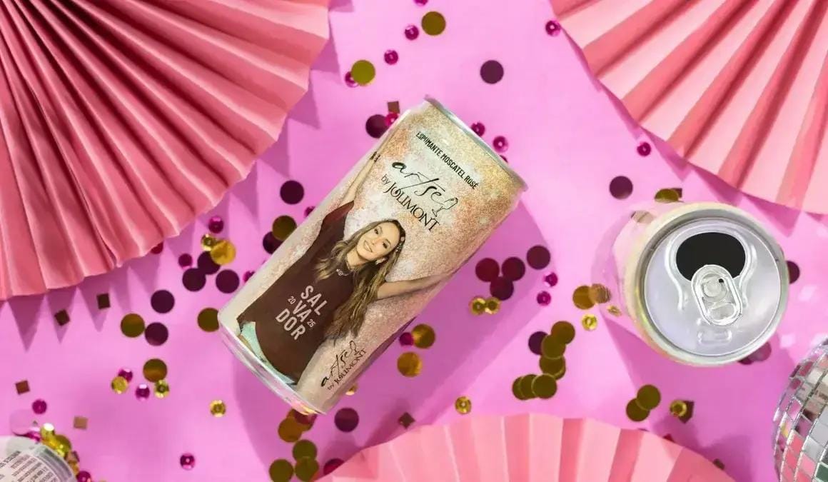 Vinho brasileiro em lata