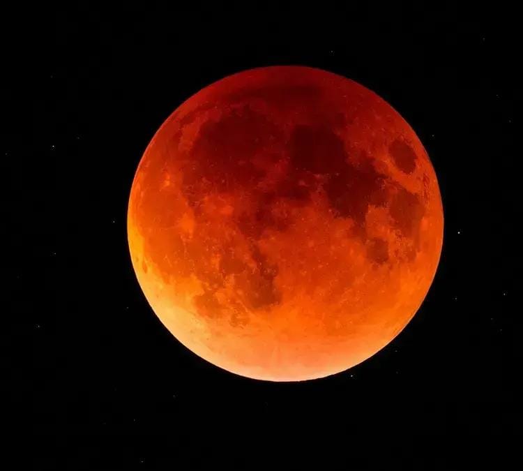 Eclipse lunar no Brasil