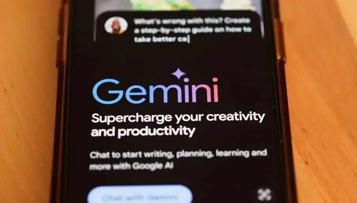 Gemini com a câmera
