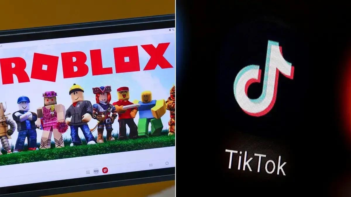 Roblox e TikTok