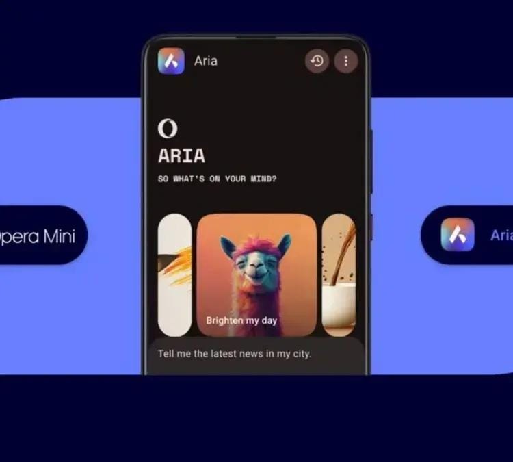 Aria no Opera Mini