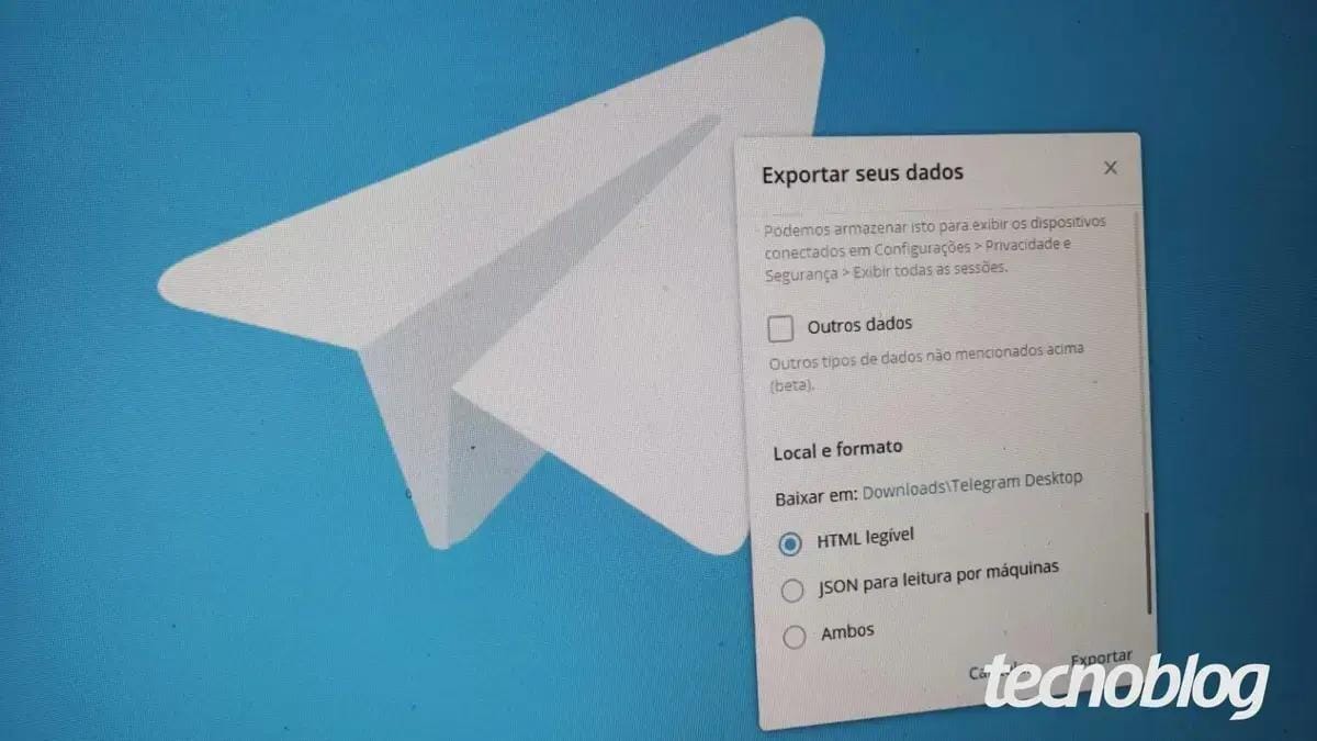 Backup do Telegram