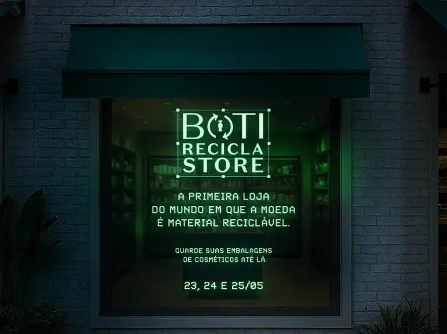 Loja Boticário Reciclagem