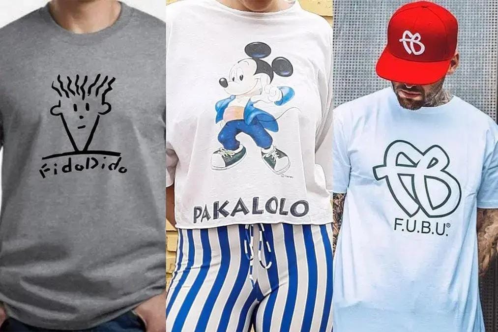 Marcas de roupa anos 90