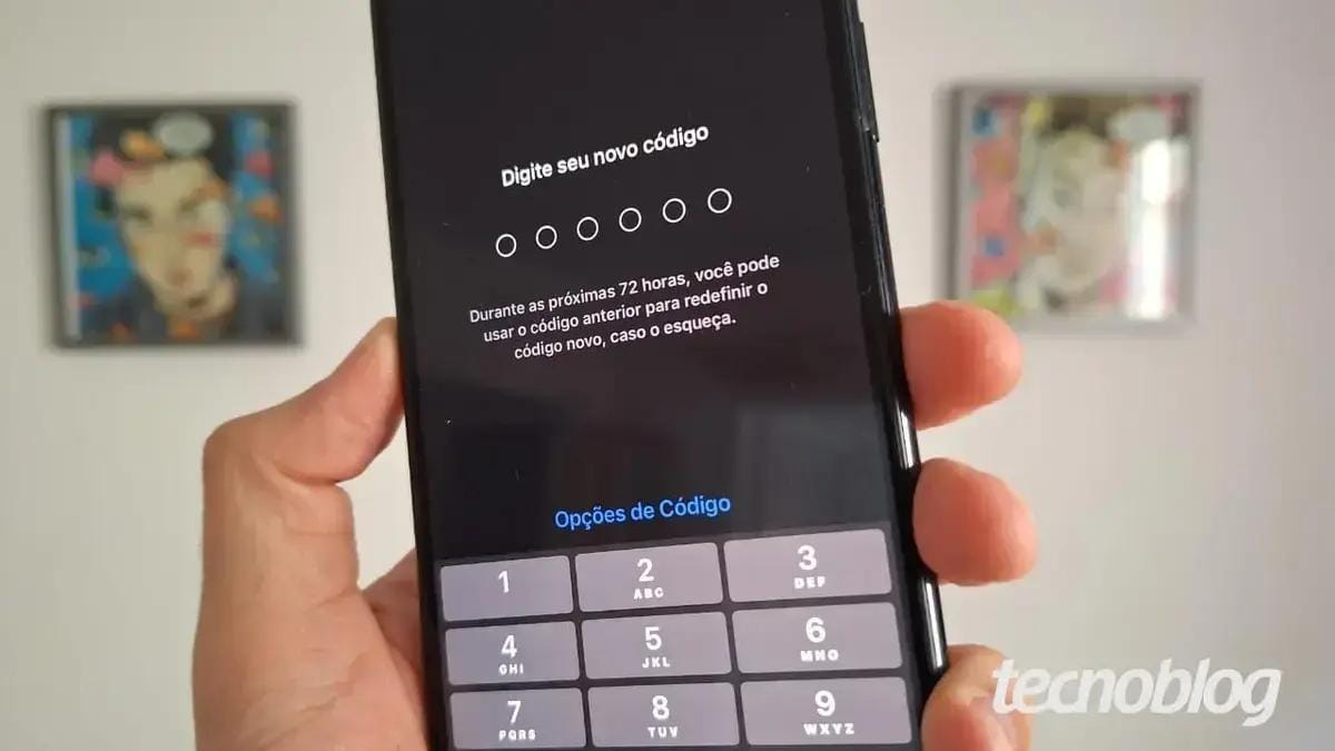 Mudar a senha do iPhone