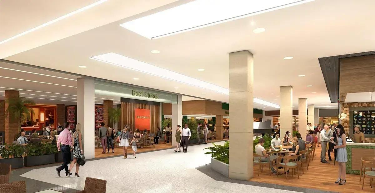 Novo espaço gastronômico shopping
