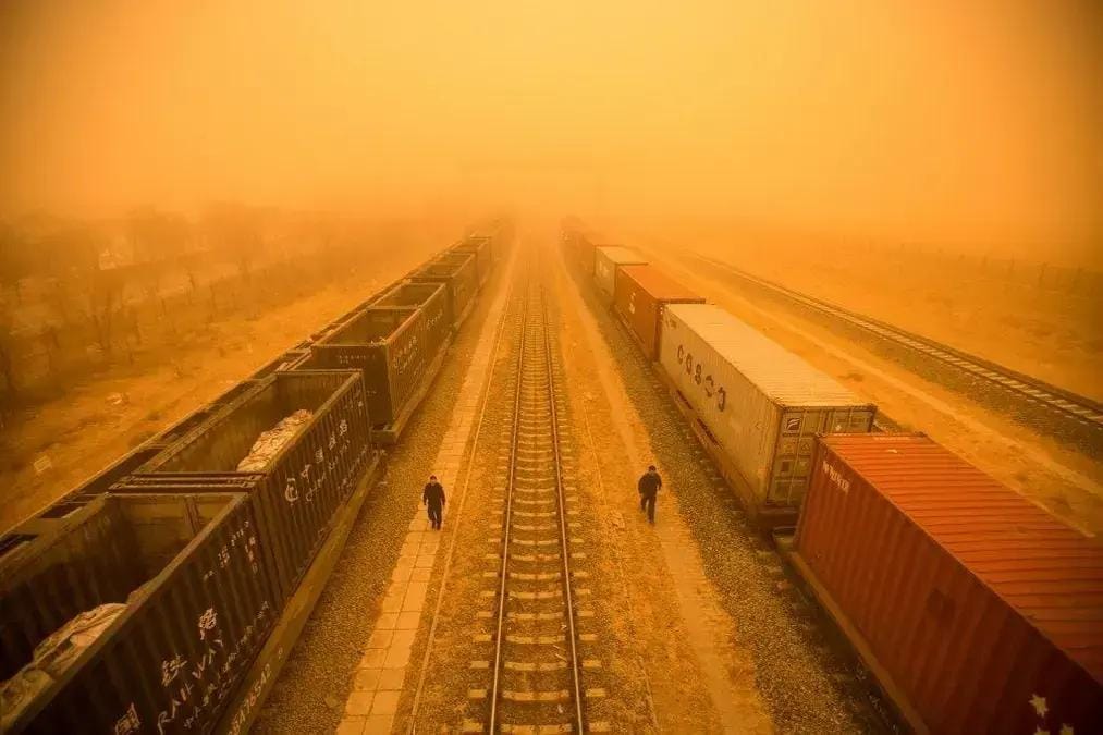 Tempestade de areia na Arábia Saudita