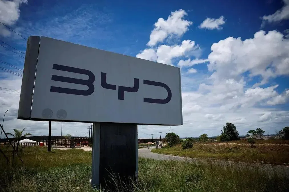 Vendas da BYD na Europa