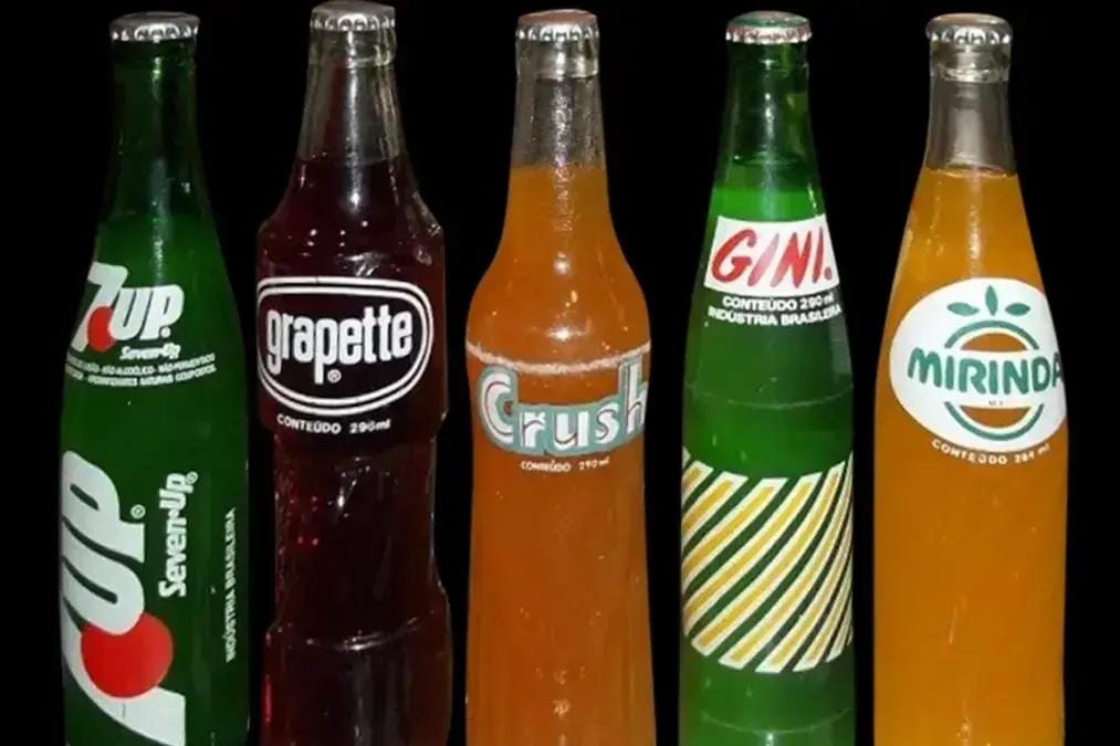 Refrigerantes dos anos 80