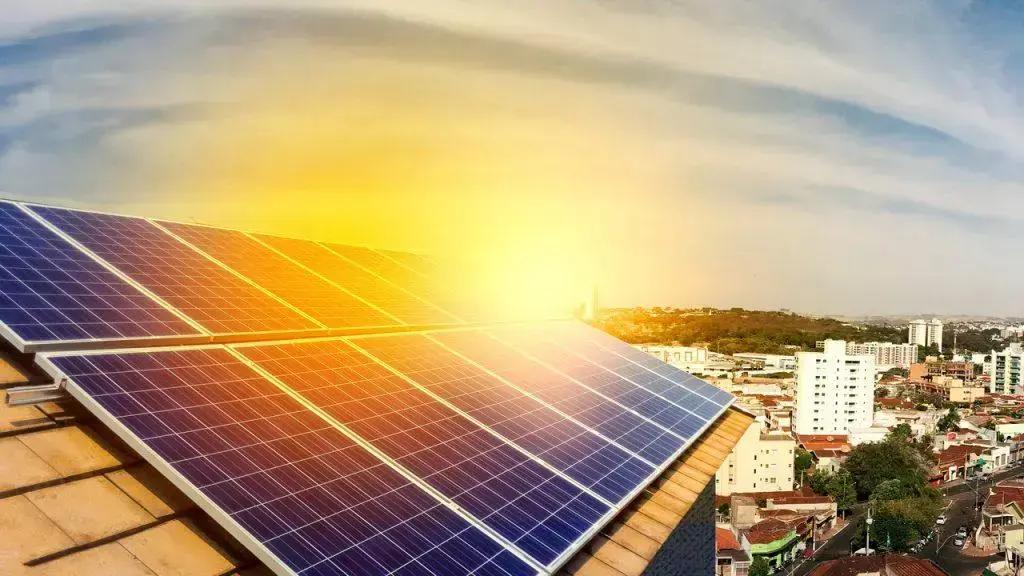 Captação para energia solar