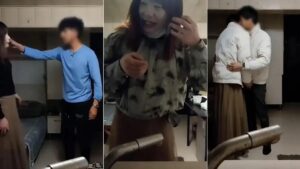 Chinês fingindo ser mulher