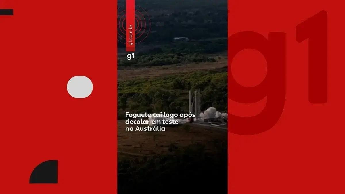 Foguete cai na Austrália