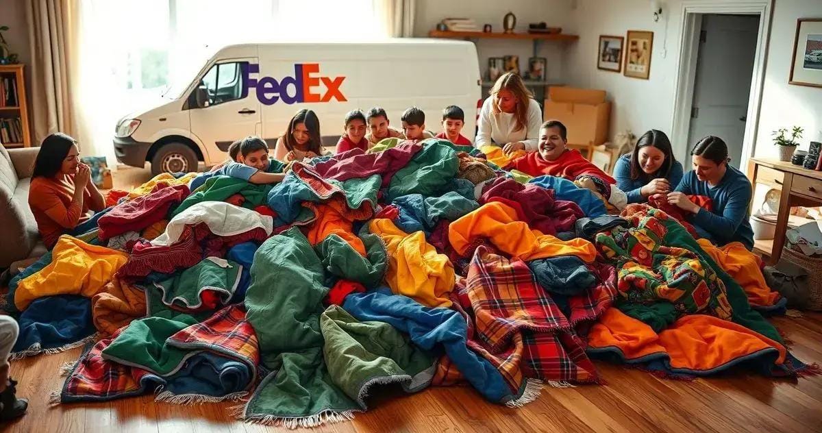 Reciclagem de uniformes FedEx