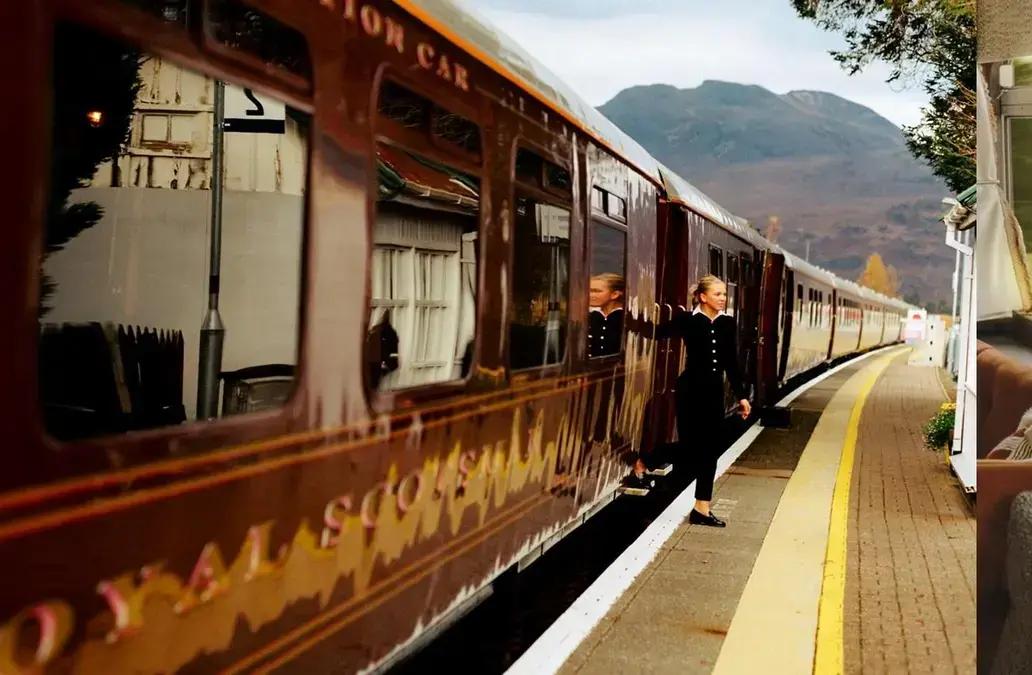 Viajar de trem de luxo