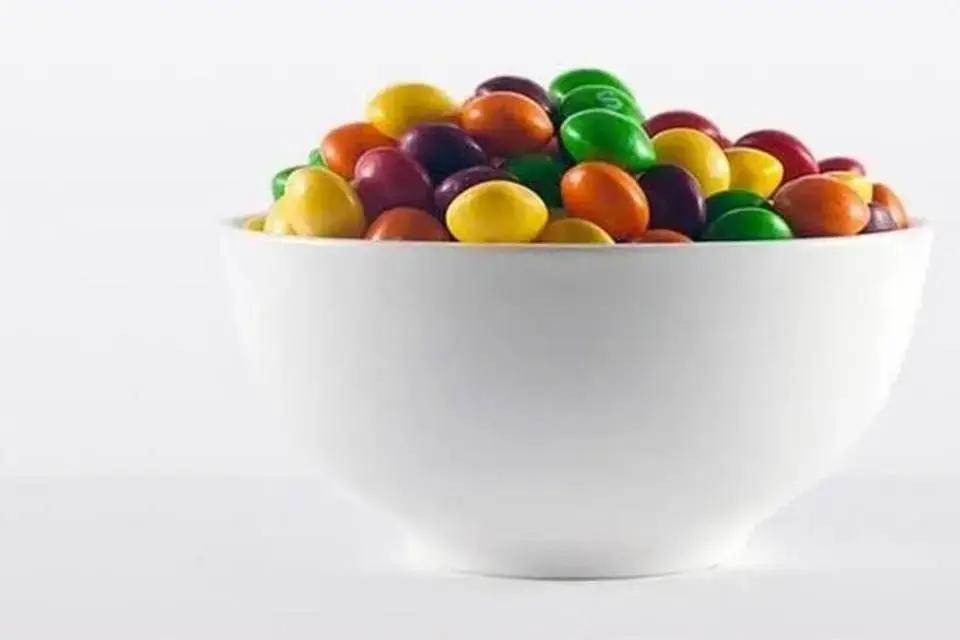 Corantes naturais M&M's Skittles