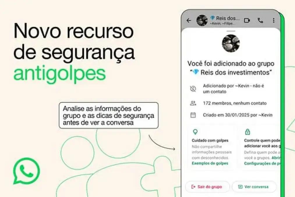 Medidas contra golpes no WhatsApp