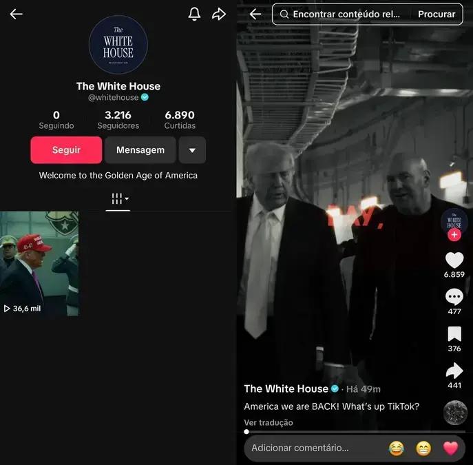 TikTok de Donald Trump
