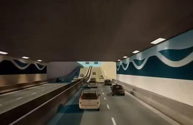 Leilão do túnel Santos-Guarujá