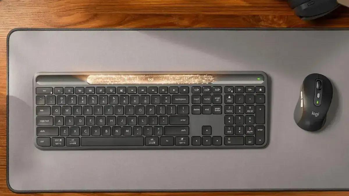 Teclado à energia solar