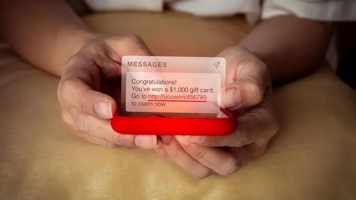 Golpe com SMS blaster