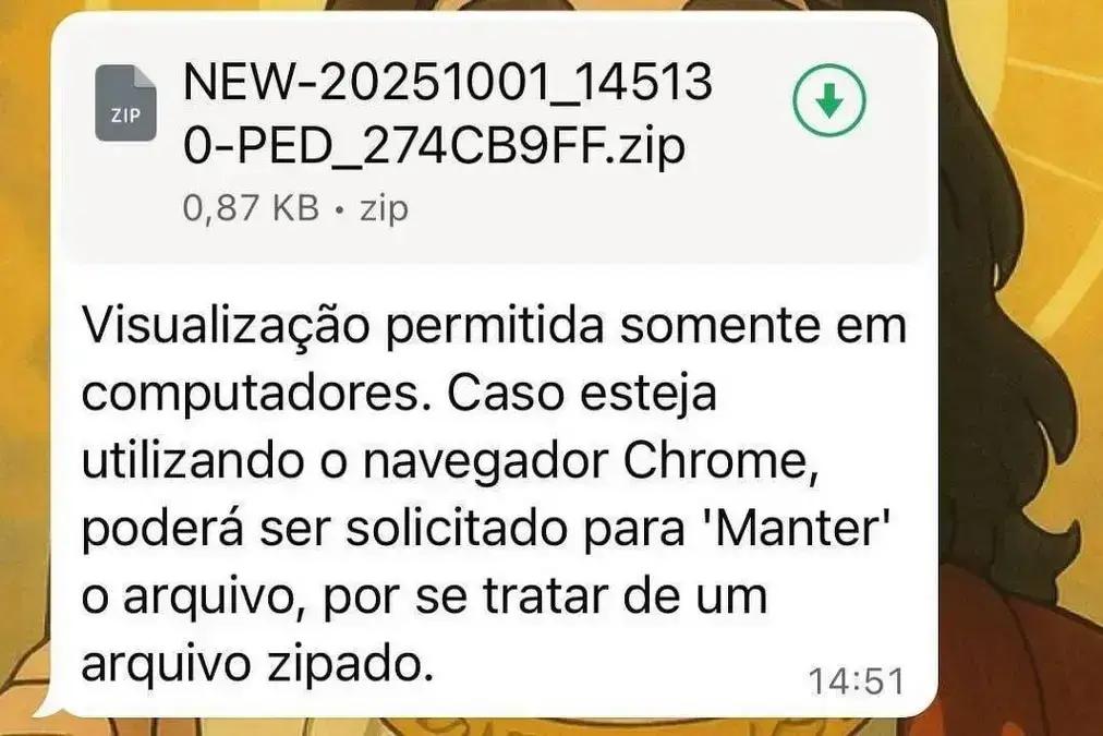 Vírus no WhatsApp Web