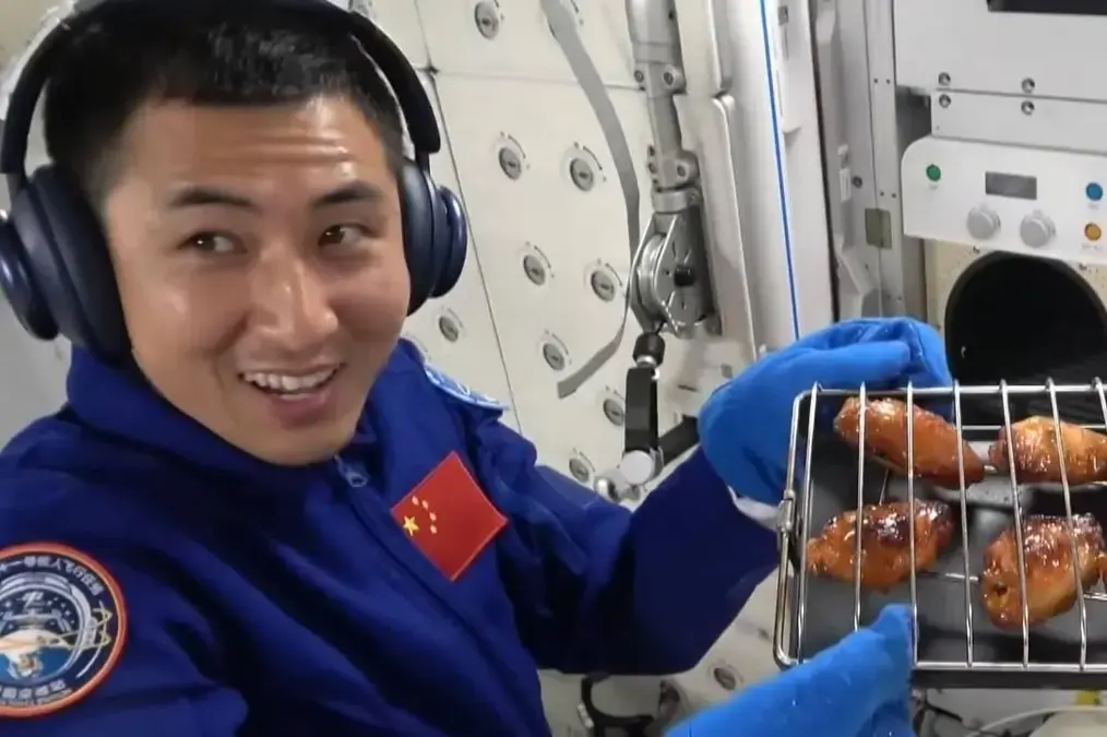 Asinha de frango na estação