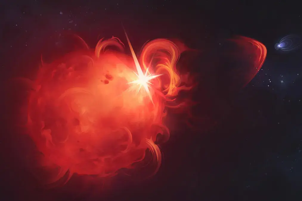 Erupção estelar forte