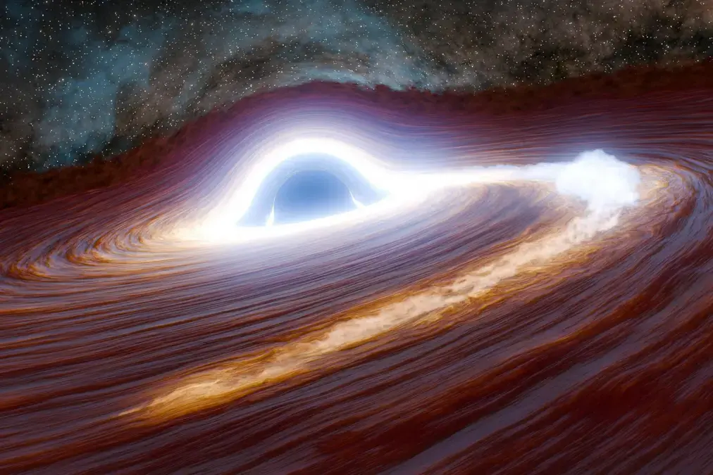 Explosão de buraco negro