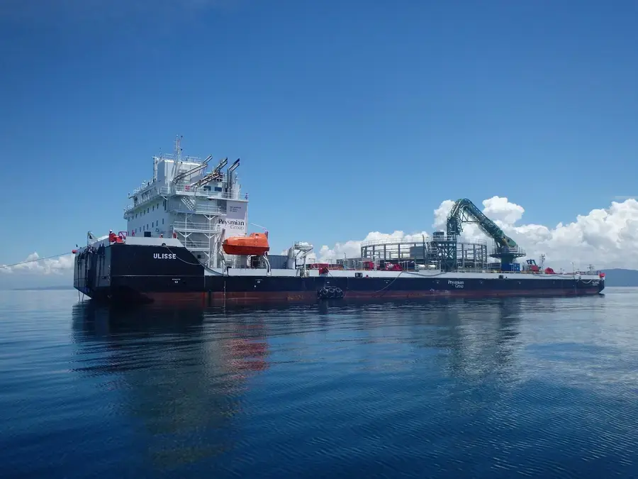 Cabos submarinos no mar